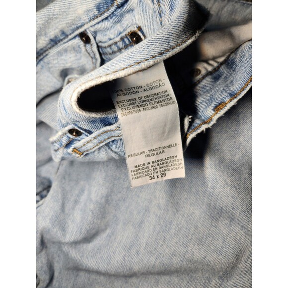 Signature by Levi Strauss & Co Men's 34x29 Relaxed Straight Fit Denim Jeans - Picture 3 of 6